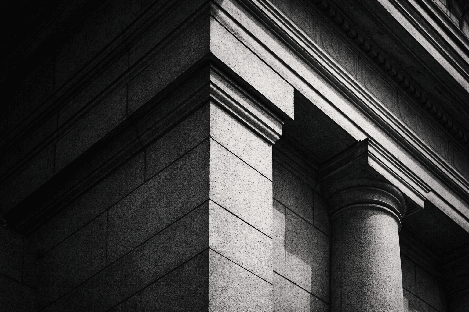 Institutional architecture representing private capital